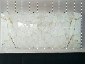 White Onyx Wall Slab Ice Jade Onyx Flooring