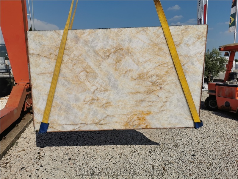 Cristallo Dolce Vita Quartzite Slabs