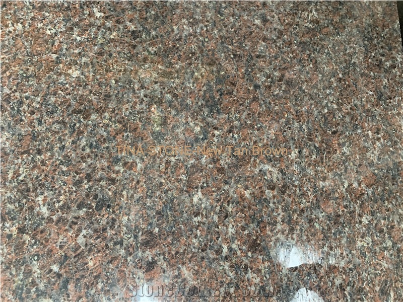 New Tan Brown Granite Tiles Slabs Stone Covering