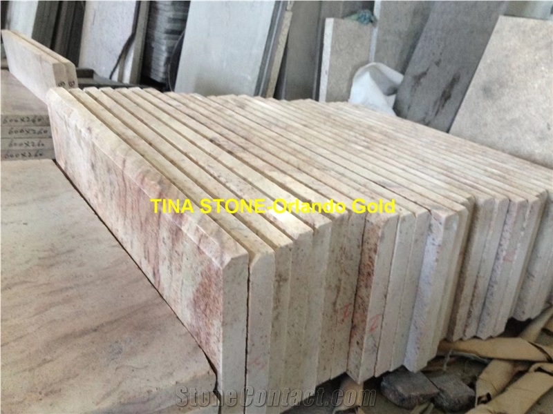 Orlando Gold Granite Tiles Slabs Cladding Flooring
