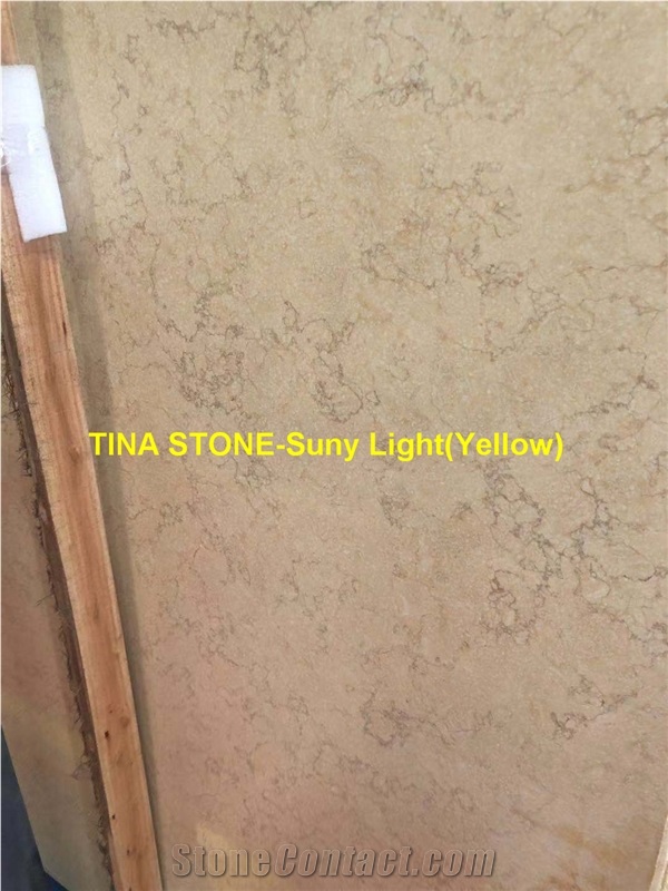 Sunny Light Marble Tiles Slabs