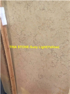 Sunny Light Marble Tiles Slabs