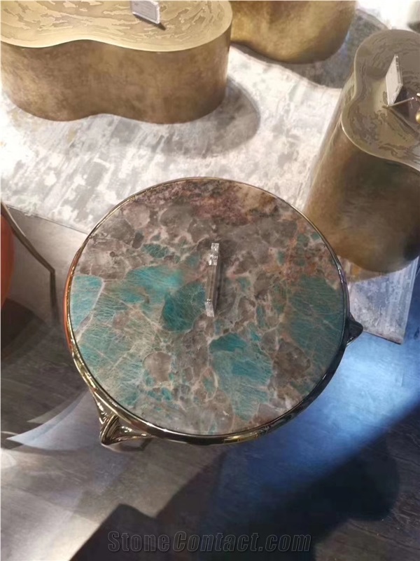 Customized Amazon Green Quartzite Vanities Top