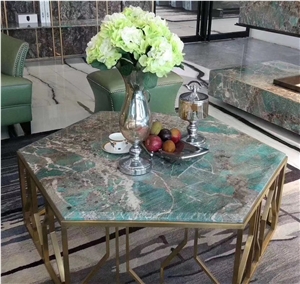 Customized Amazon Green Quartzite Vanities Top