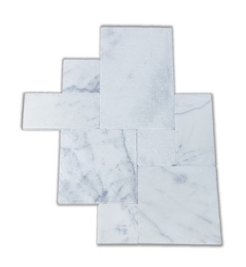 Ice Marble Tumbled French Pattern Pool Deck Paver