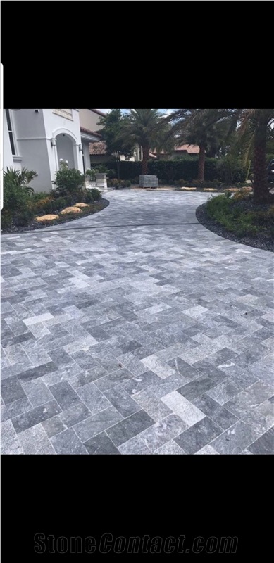 Tahoe Tumbled Blue Marble Pool Coping,Pool Pavers