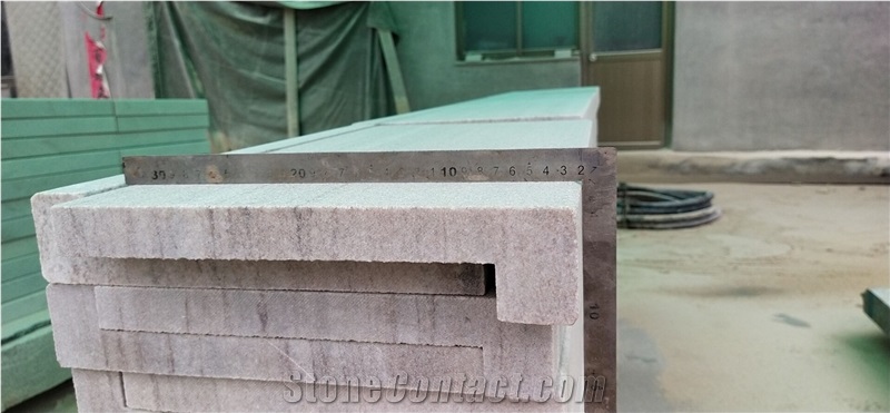 White Quartzite Dropface, Paving, Slabs and Step