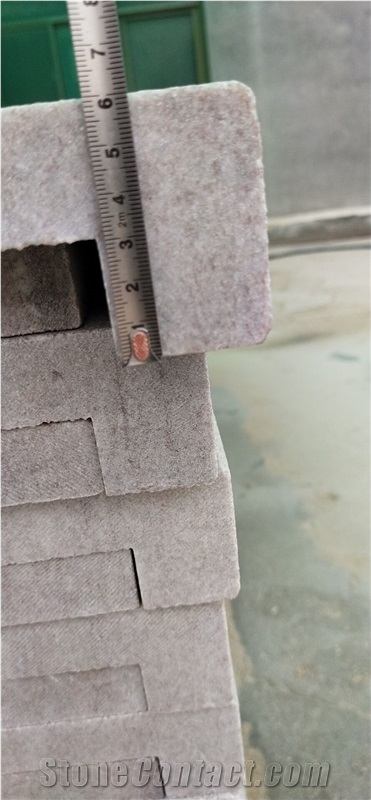 White Quartzite Dropface, Paving, Slabs and Step