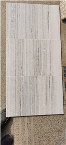 White Stone Sandblasted Flamed Pool Paver