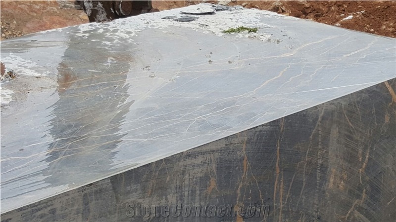 Nero Saint Laurent Black Gold Marble Blocks