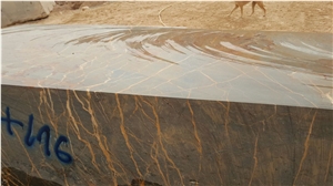 Nero Saint Laurent Black Gold Marble Blocks