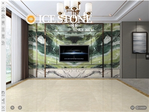 Chinese Dreaming Green Marble Wall Covering Tiles