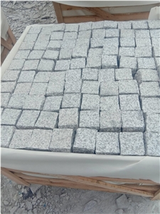G655 Hazel White Rice Flower Grain Cobble Paver