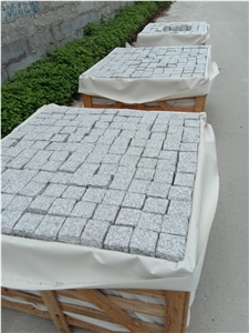 G655 Hazel White Rice Flower Grain Cobble Paver