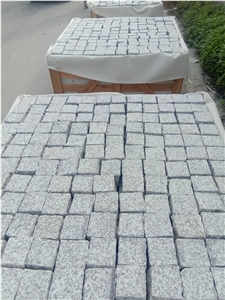 G655 Hazel White Rice Flower Grain Cobble Paver
