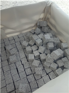 G655 Hazel White Rice Flower Grain Cobble Paver