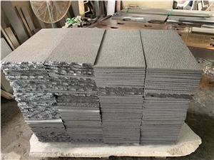 Hainan Black Lavastone Basalt Tile Fine Chopped