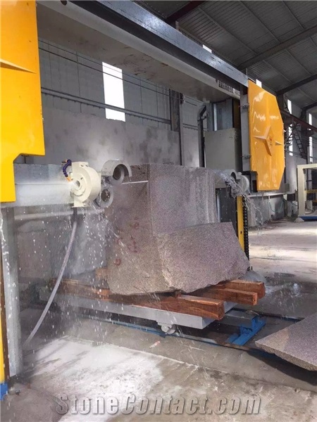 Stationary Diamond Wire Saw for Granite Block