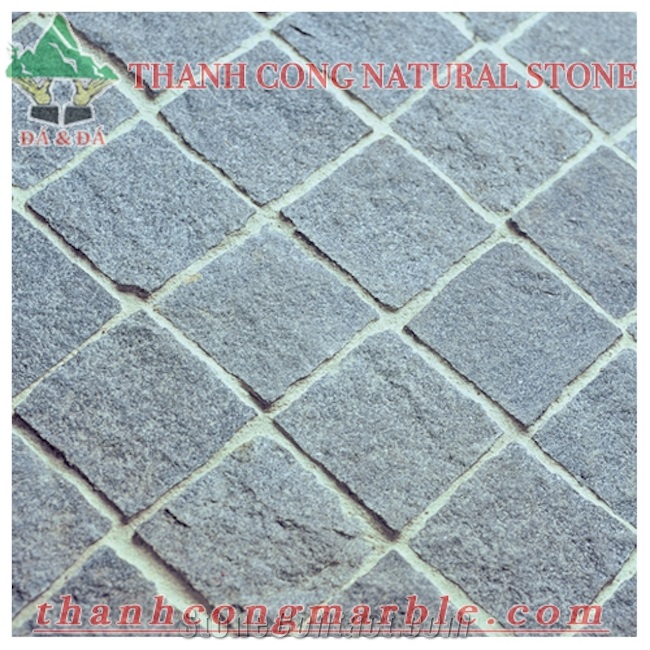 Bluestone Split Cubic Pavers