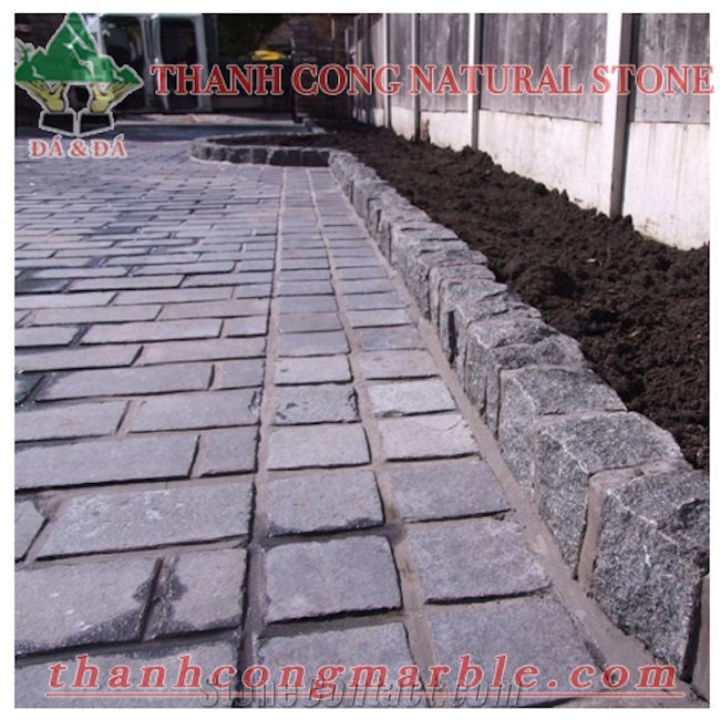 Bluestone Split Cubic Pavers