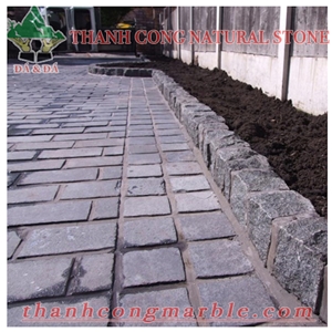Bluestone Split Cubic Pavers