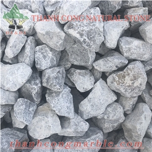 Grey Limestone Chip Size 50-80mm Steel Making