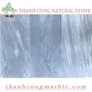 Silver Grey Marble Tiles Sanblasted