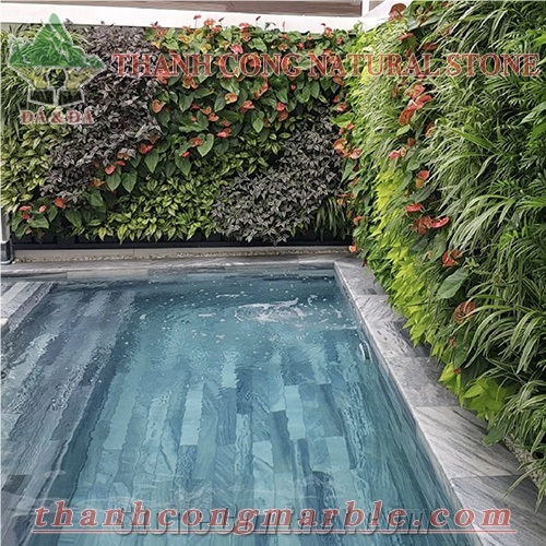 Silver Grey Stone Pool Pavers Silver Grey Stone Pool Pavers