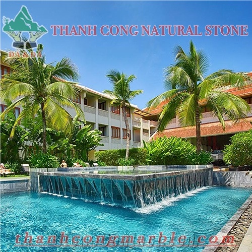 Silver Grey Stone Pool Pavers