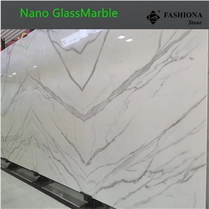 Bookmatch Nano Glass Slabs,Interior & Exterior.