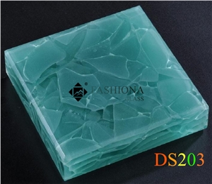 Design Recycled Translucent Glass Table Tops
