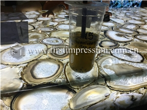 Best Price Yellow Agate Semiprecious Stone Slabs