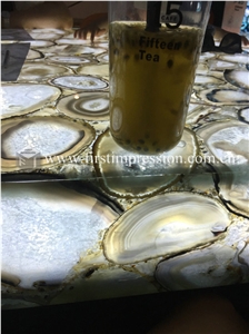 Yellow Agate Gemstone Semiprecious Stone Slabs
