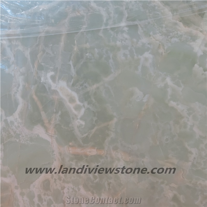 Almar Boragh Light Green Onyx Tiles Slabs