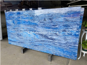 Antofagasta Azul Onyx Blue Onxy Slabs Tiles