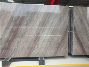 Bookmatched Marble Corteccia Quarzite Slabs