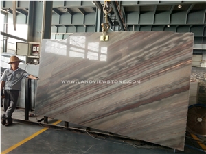 Bookmatched Marble Corteccia Quarzite Slabs