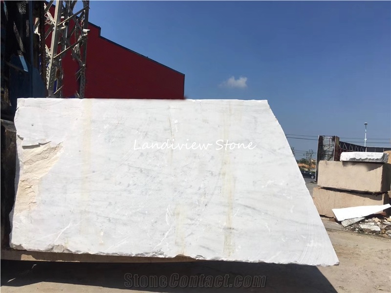 Carrara White Bianca Carrara Marble Block