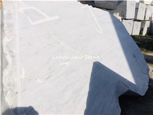 Carrara White Bianca Carrara Marble Block