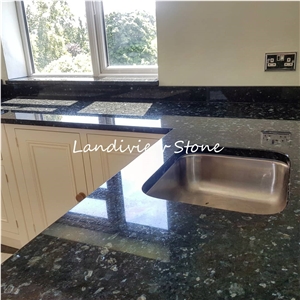 Dunkel Labrador Emerald Pearl Granite Kitchen Top