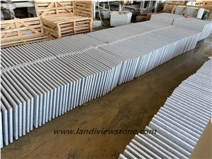 G655 Sesame White Grey Granite Floor Tiles Slabs