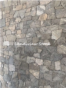 Golden Honey Quartzite Ledgestone Desert Gold Wall