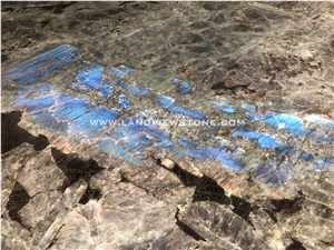 Madagascar Labradorite River Blue Kichen Worktops