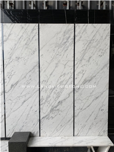New Carrara White Marble Bianco Statuario Slabs New Carrara White Marble Bianco Statuario Slabs