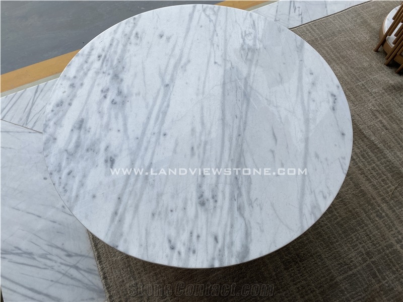 New Carrara White Marble Bianco Statuario Slabs