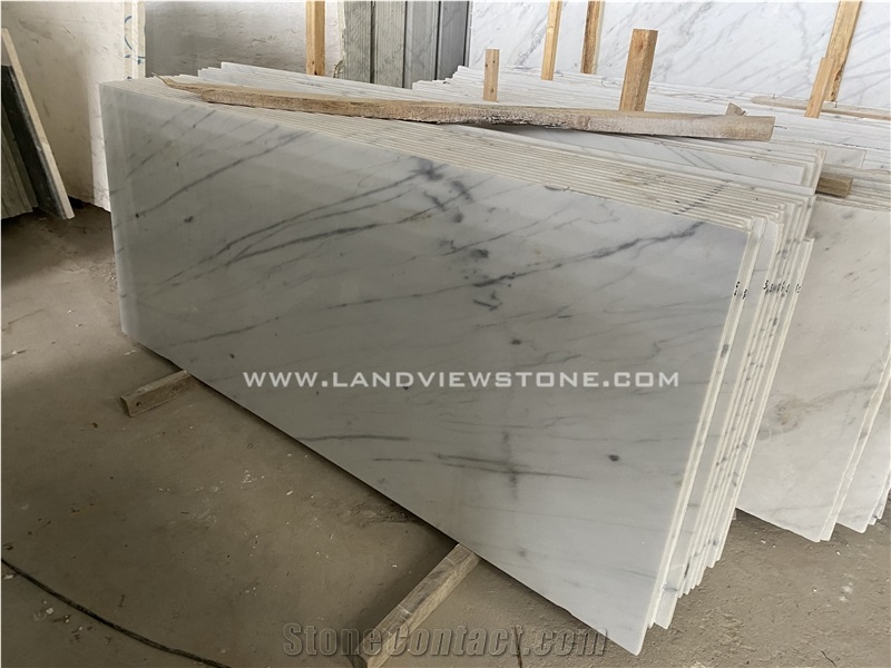 New Carrara White Marble Bianco Statuario Table