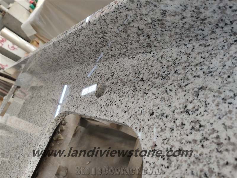 Rosselin White Granite Bathroom Vanity Top Cheap