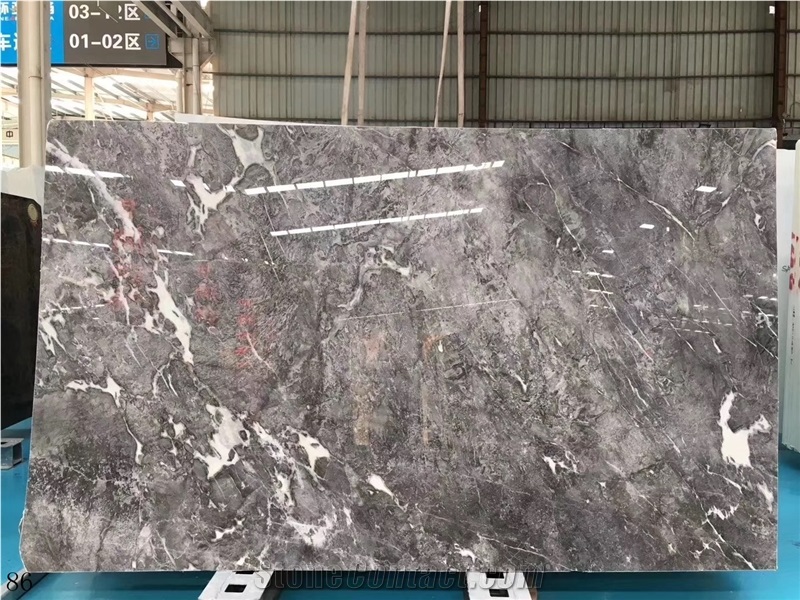 Dream Gray Marble Fantasy Wall Stone Tile Slab