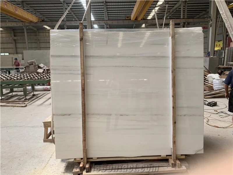 Eqvator White Bianco Striata Marmara Beyazi Bleu