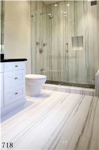 Eqvator White Bianco Striata Marmara Beyazi Bleu